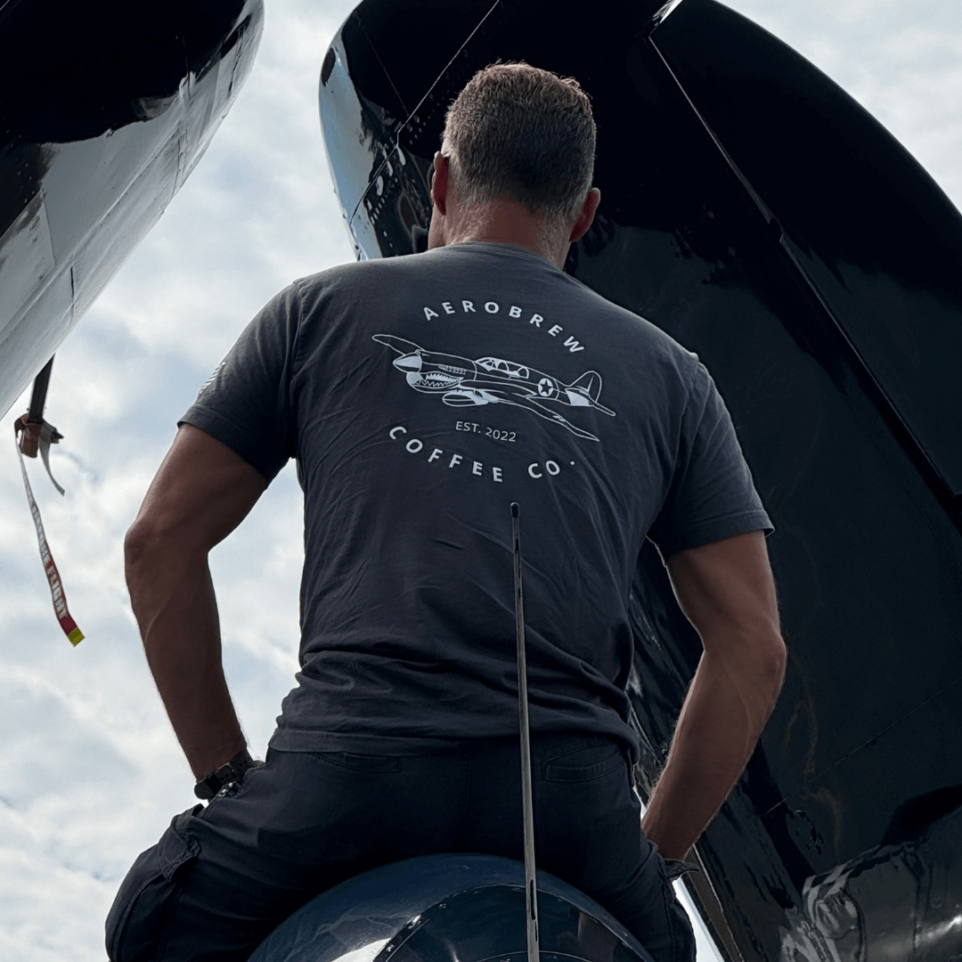 P-40 Warhawk aviation coffee