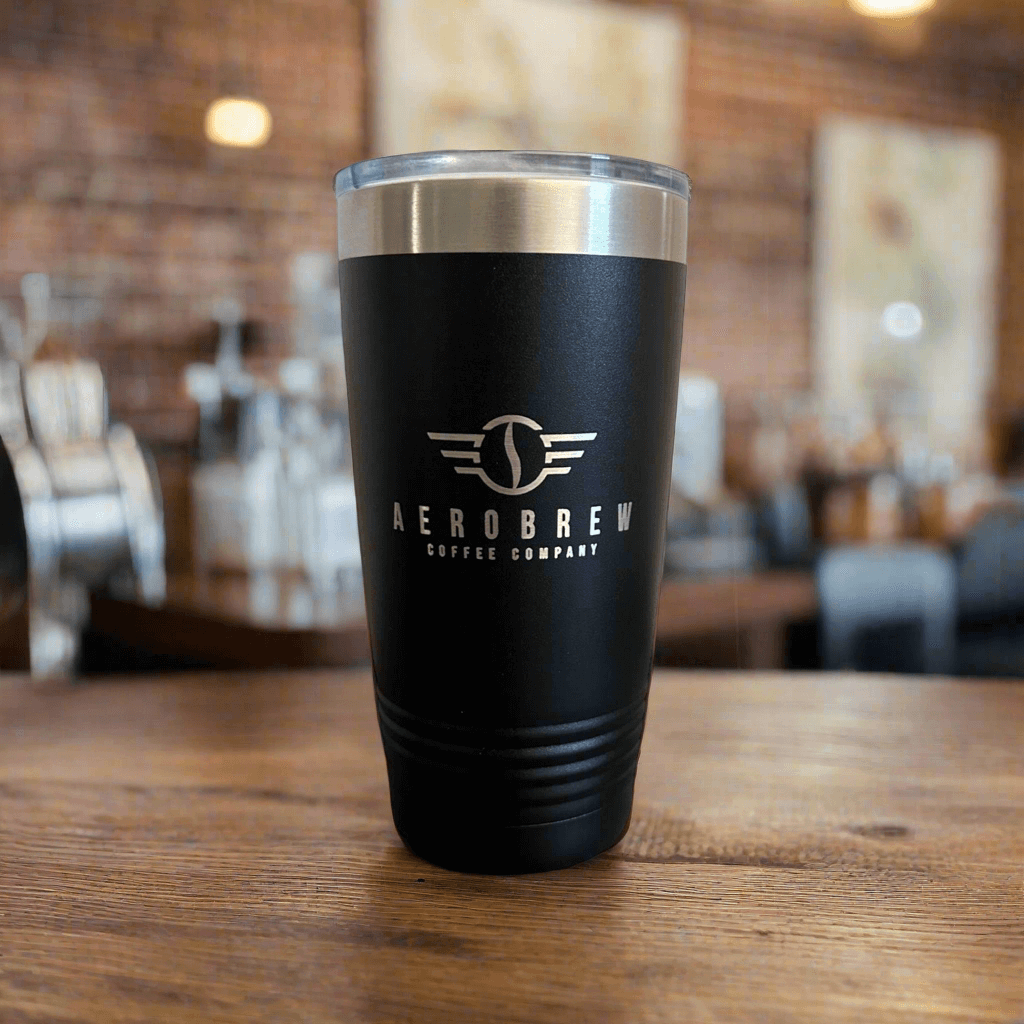 Laser Engraved Steel Tumbler – AEROBREW COFFEE COMPANY