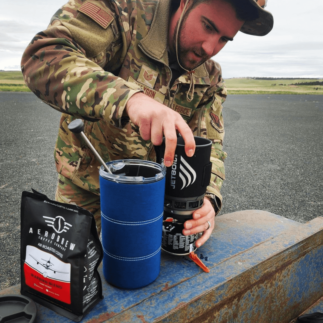 Support our troops with fresh coffee from Aerobrew Coffee Company aviation coffee