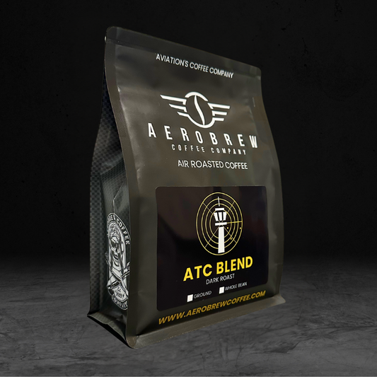 Aerobrew coffee bag on a dark background