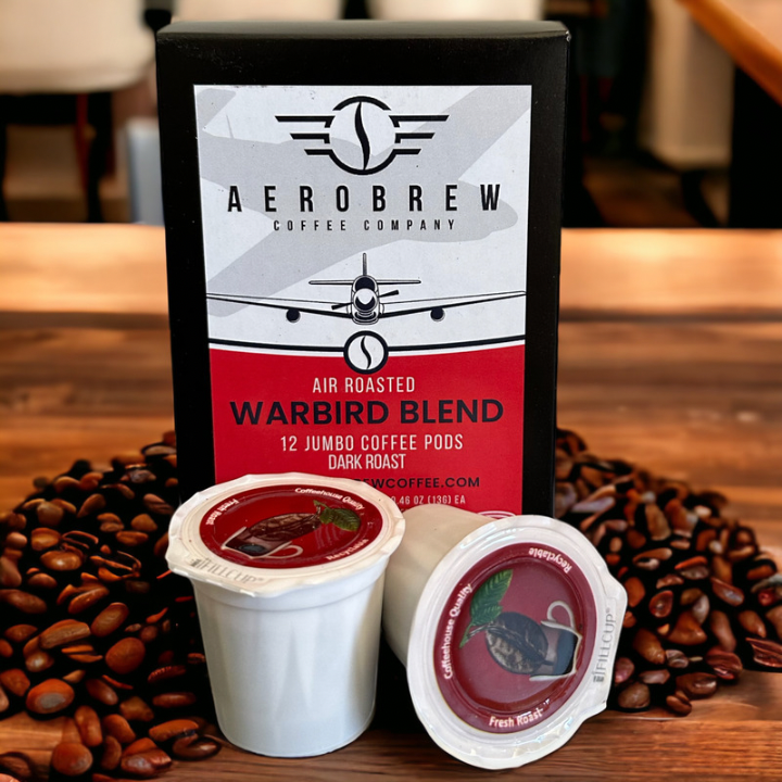 Warbird Blend Coffee Pods (K-Style Cups) - AEROBREW COFFEE COMPANY